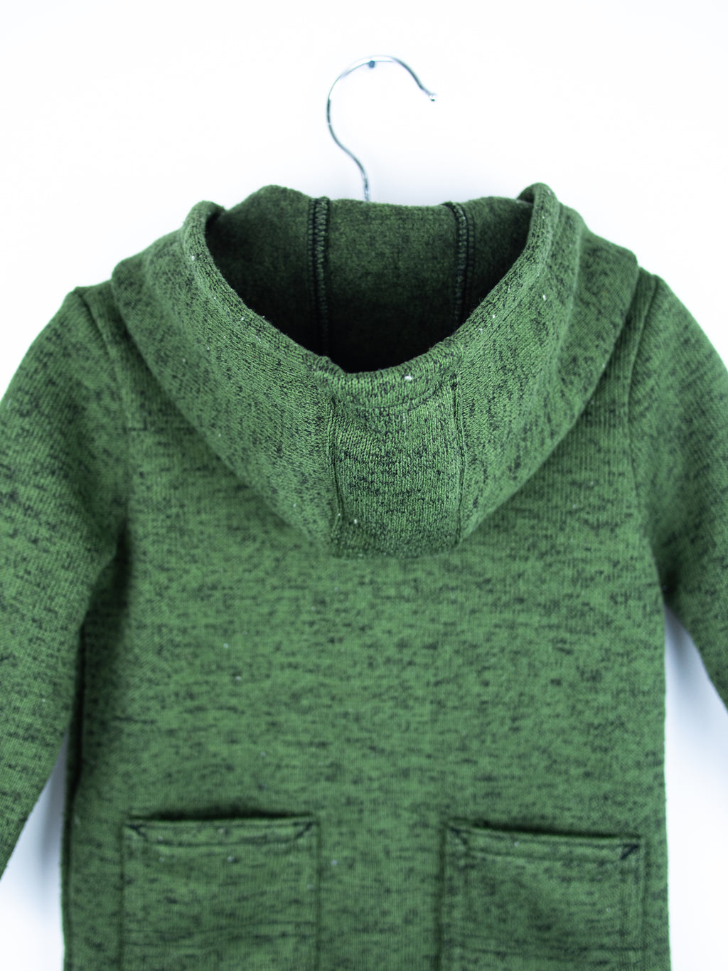 Carhartt`Forest Green Marl Knit Snowsuit - Age 3-6 months