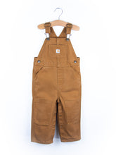 Load image into Gallery viewer, Carhartt Brown Canvas Dungarees - Age 2T
