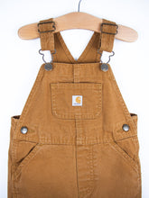 Load image into Gallery viewer, Carhartt Brown Canvas Dungarees - Age 2T
