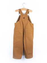 Load image into Gallery viewer, Carhartt Brown Canvas Dungarees - Age 2T
