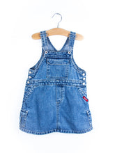 Load image into Gallery viewer, Guess Denim Dungaree Dress - Age 3T
