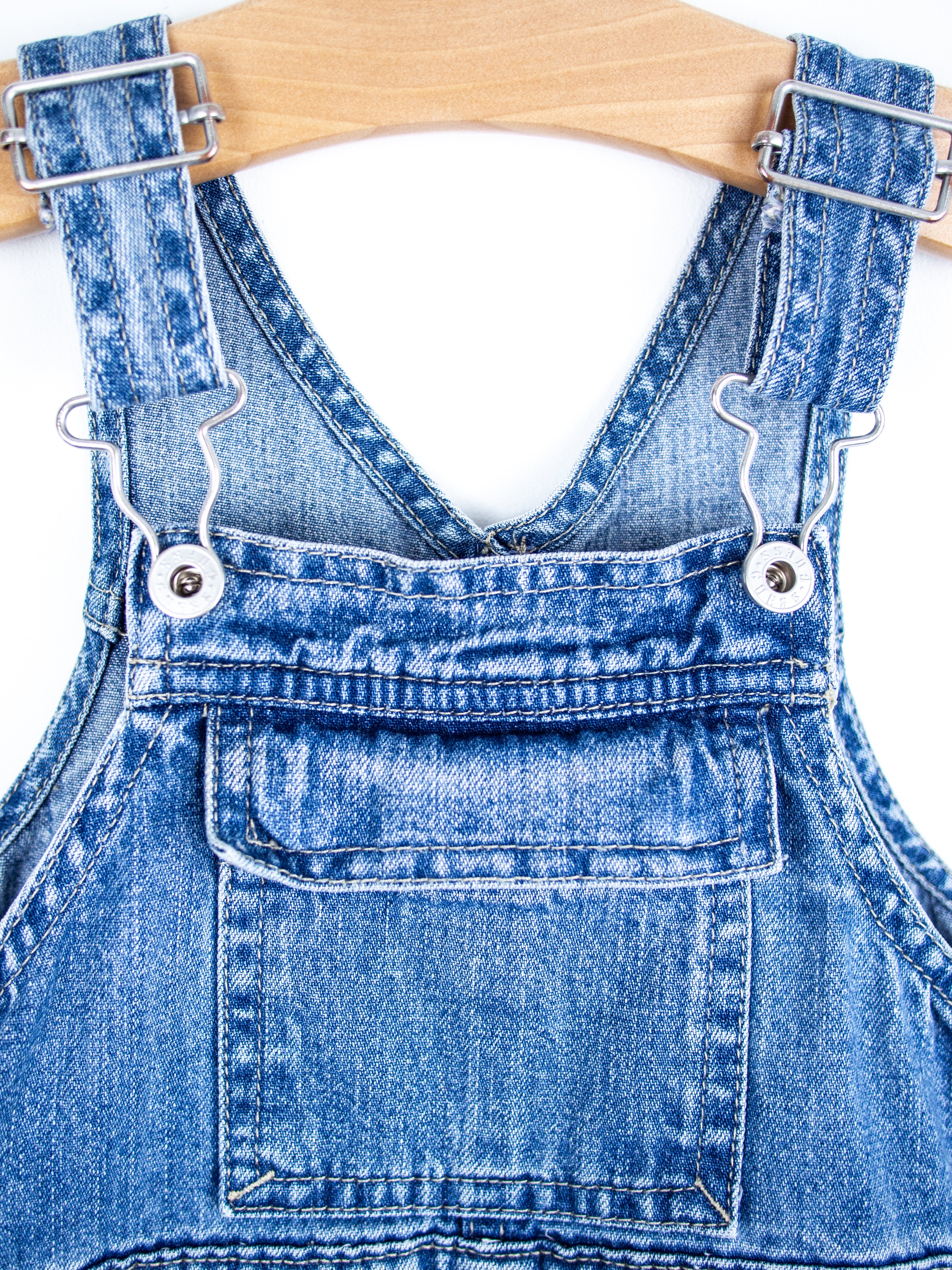 Guess Denim Dungaree Dress - Age 3T