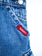 Guess Denim Dungaree Dress - Age 3T