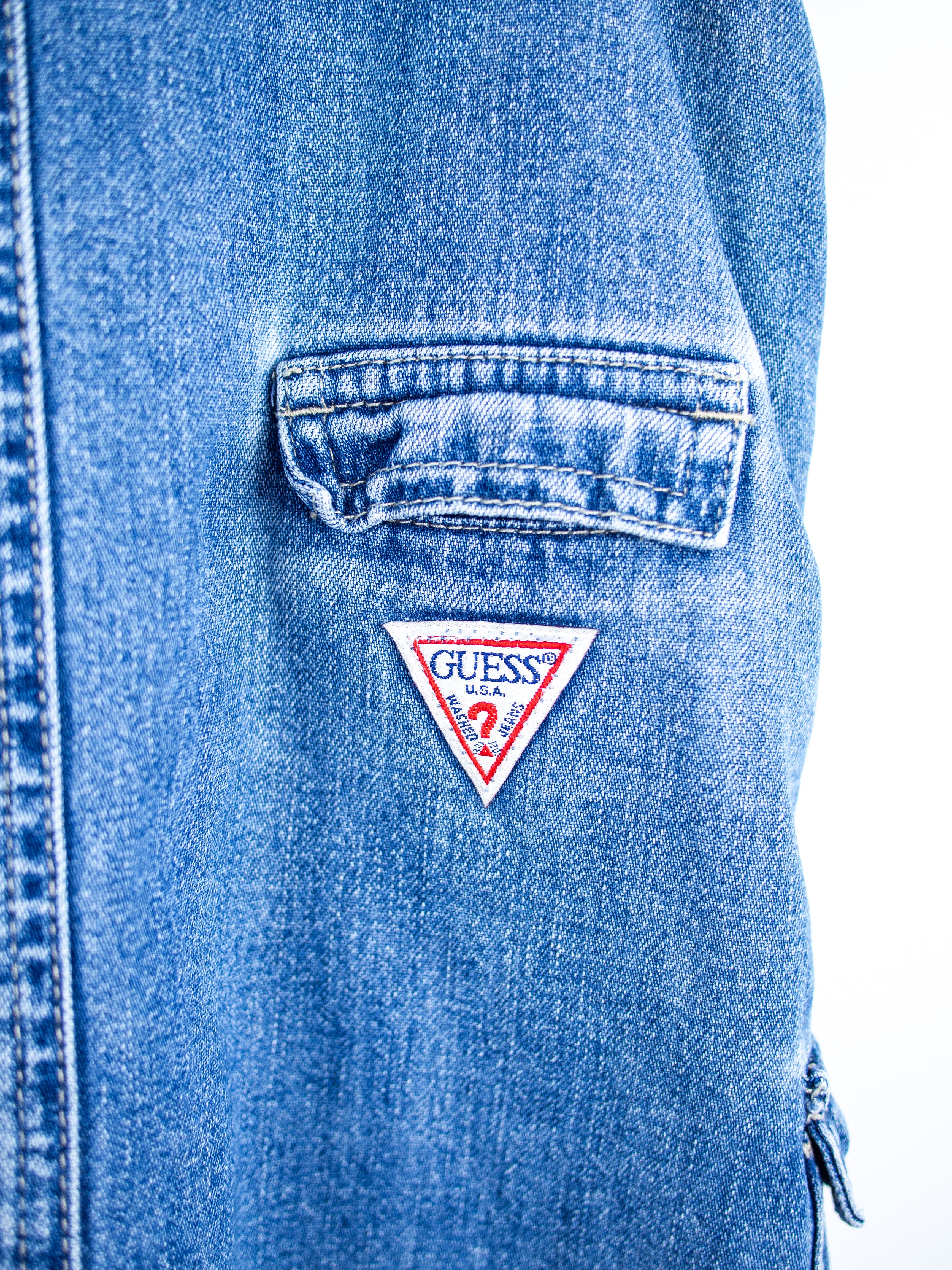 Guess Denim Dungaree Dress - Age 3T