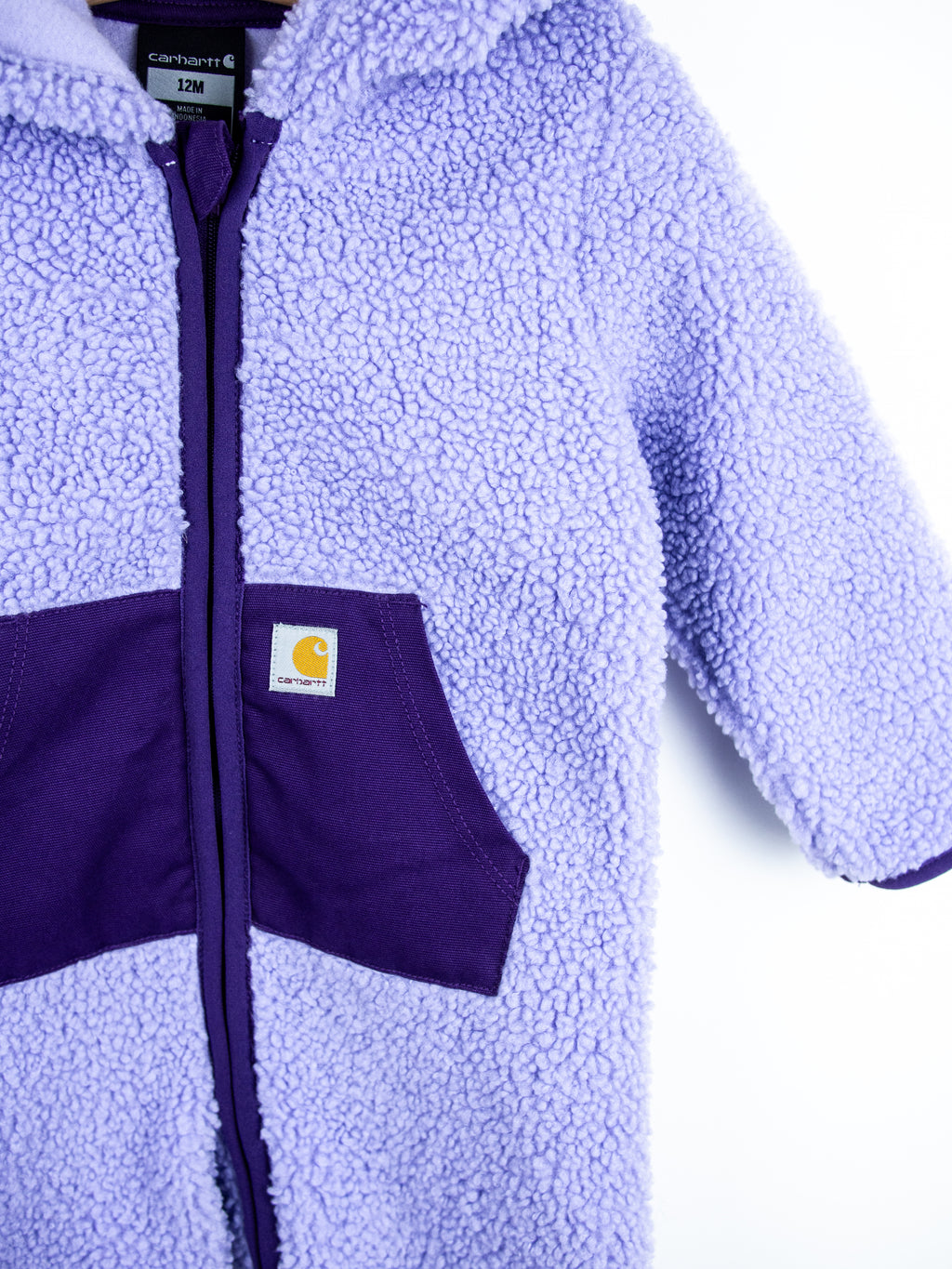 Carhartt Lavender Teddy Fleece Snowsuit