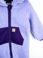 Carhartt Lavender Teddy Fleece Snowsuit