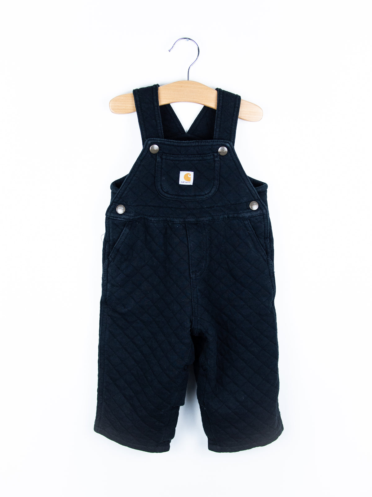 Carhartt Black Quilted Jersey Dungarees - Age 12 months