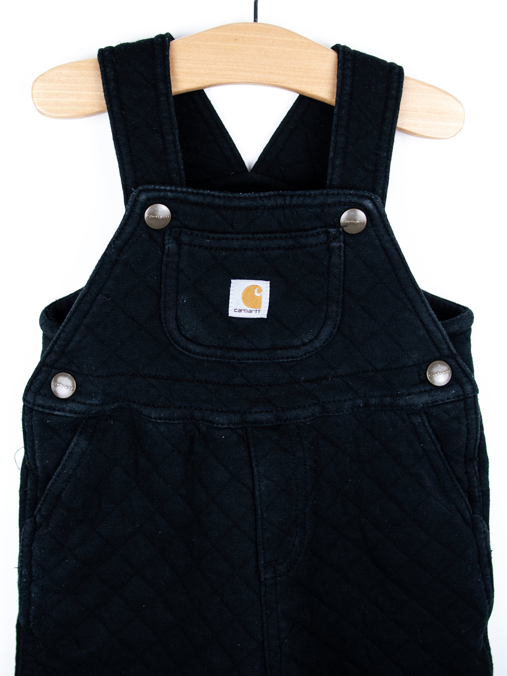 Carhartt Black Quilted Jersey Dungarees - Age 12 months