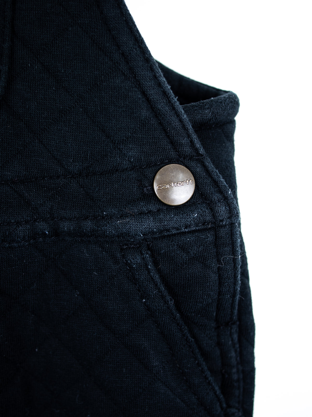 Carhartt Black Quilted Jersey Dungarees - Age 12 months