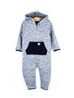 Carhartt Grey Marl Knit Snowsuit -NEW WITH TAGS - Age 18 months