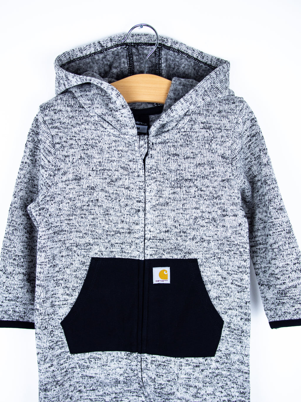 Carhartt Grey Marl Knit Snowsuit -NEW WITH TAGS - Age 18 months