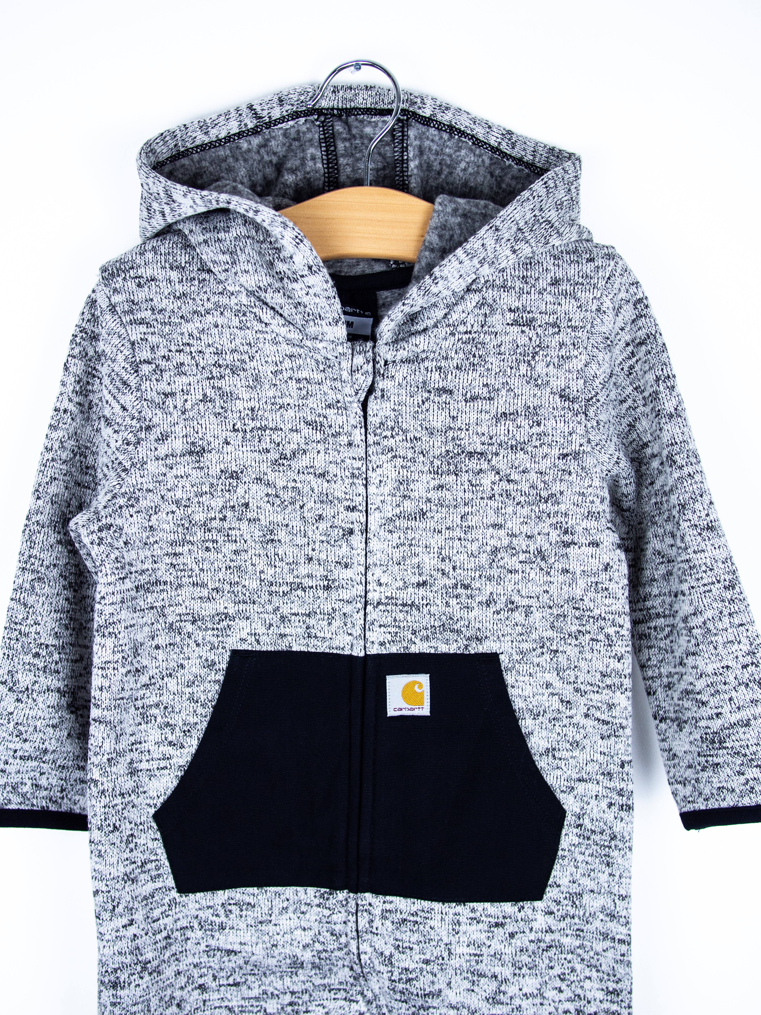 Carhartt Grey Marl Knit Snowsuit -NEW WITH TAGS - Age 18 months