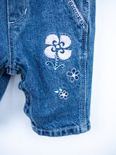 Load image into Gallery viewer, Carhartt Denim Floral Dungarees - Age 0-3 months
