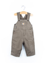 Load image into Gallery viewer, Carhartt Stone Canvas Dungarees - Age 9 months
