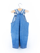 Load image into Gallery viewer, Vintage Trail Guide Denim Dungarees - Age 6 months - READ DESCRIPTION
