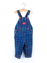 Load image into Gallery viewer, Osh Kosh Vintage Car Dungarees - Age 12 months
