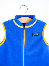 Load image into Gallery viewer, Patagonia Cobalt Blue Fleece Gilet - Age 3T
