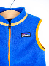 Load image into Gallery viewer, Patagonia Cobalt Blue Fleece Gilet - Age 3T
