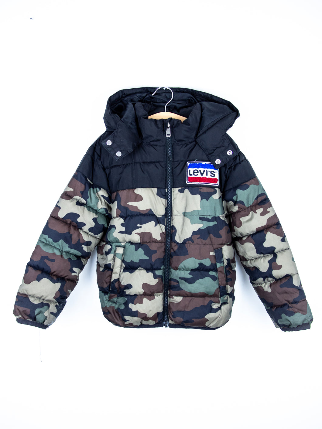 Levi's Camouflage Puffer Jacket - Age 5-6 years