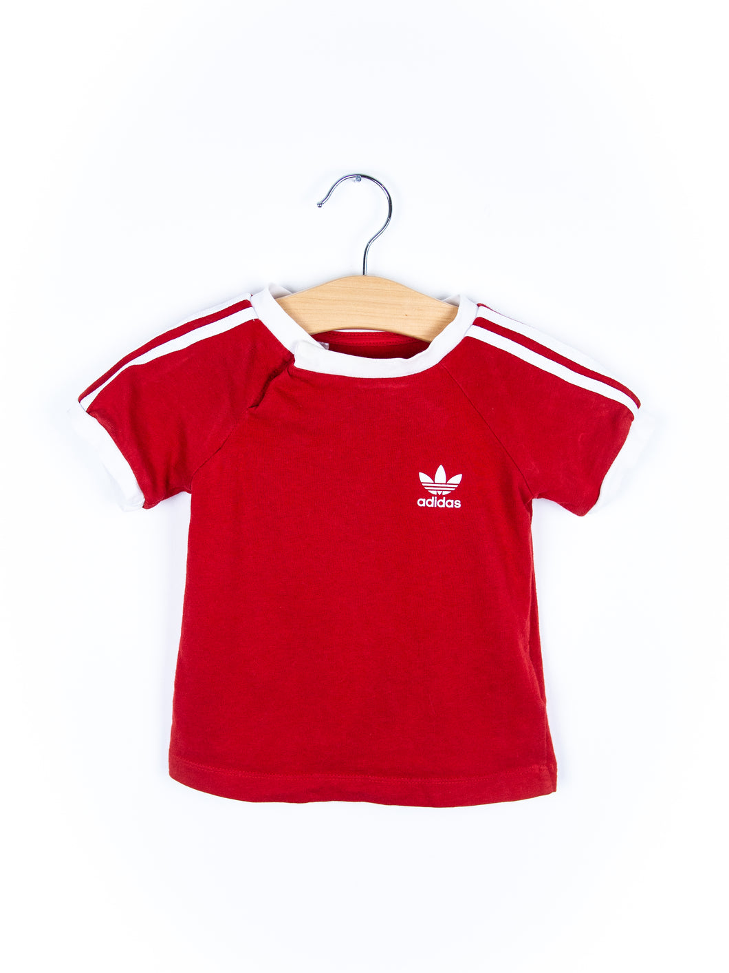 Adidas Red T-Shirt - Age 6-9 months