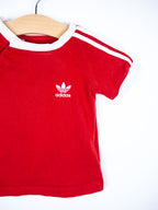 Adidas Red T-Shirt - Age 6-9 months