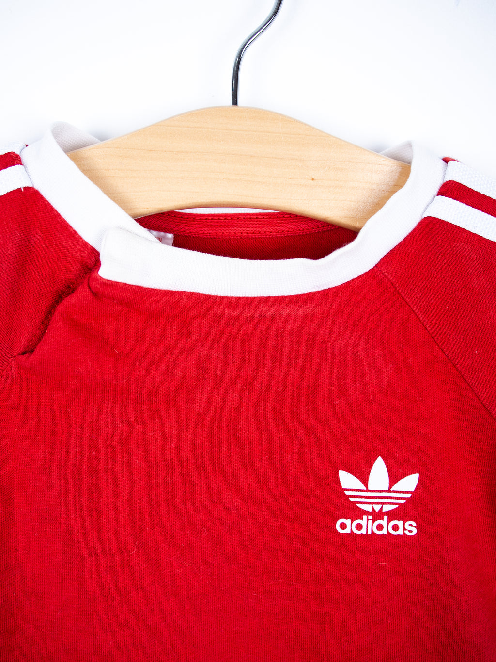 Adidas Red T-Shirt - Age 6-9 months