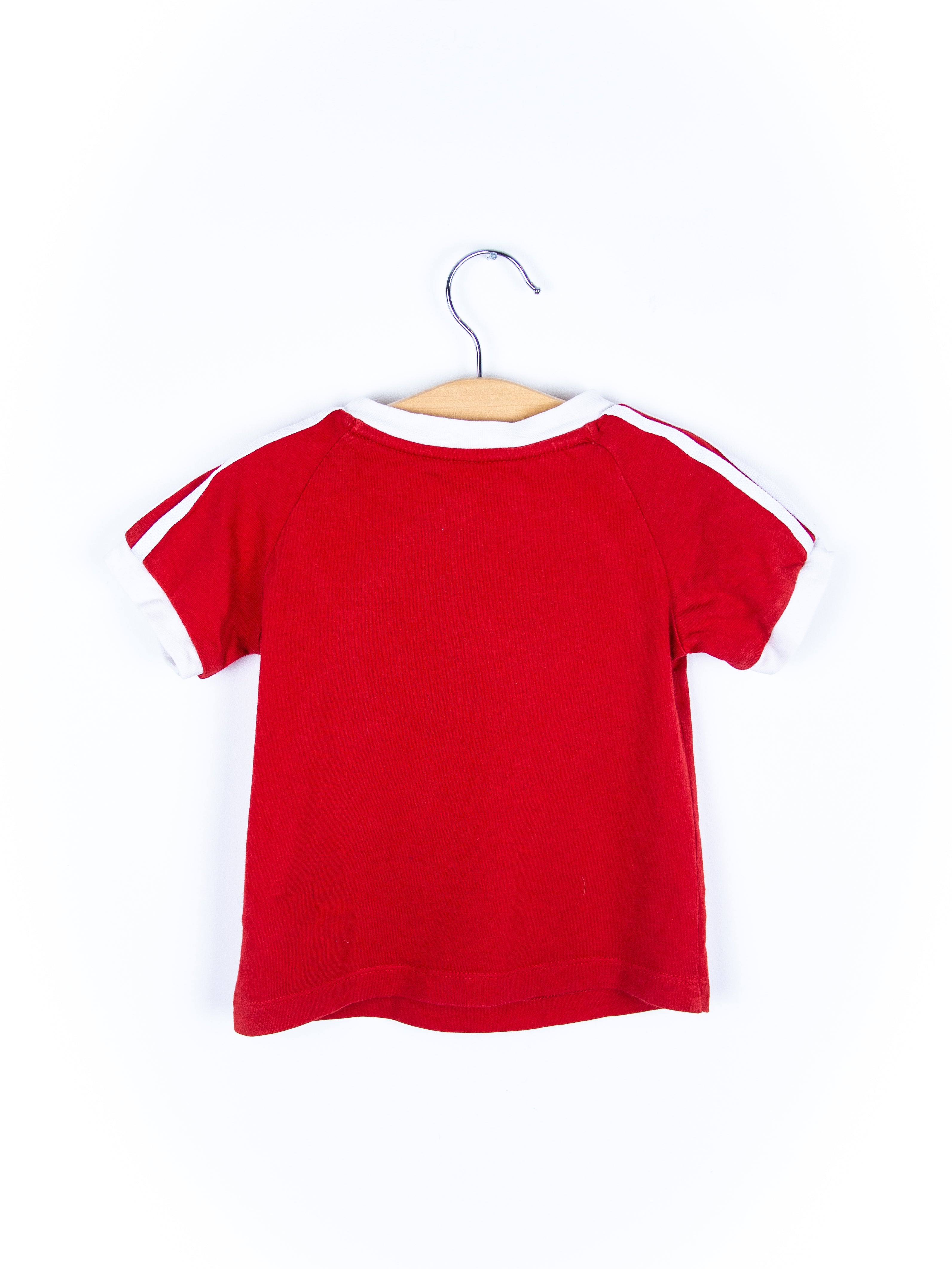 Adidas Red T-Shirt - Age 6-9 months