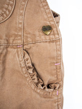 Load image into Gallery viewer, Carhartt Brown Frill Dungarees - Age 12 months
