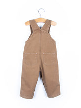 Load image into Gallery viewer, Carhartt Brown Frill Dungarees - Age 12 months
