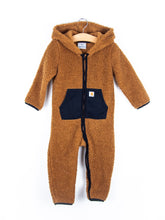 Load image into Gallery viewer, Carhartt Brown Teddy Fleece Snowsuit - Age 18-24 months
