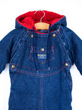 Load image into Gallery viewer, Osh Kosh Rare Vintage Denim Snowsuit - Age 6-9 months
