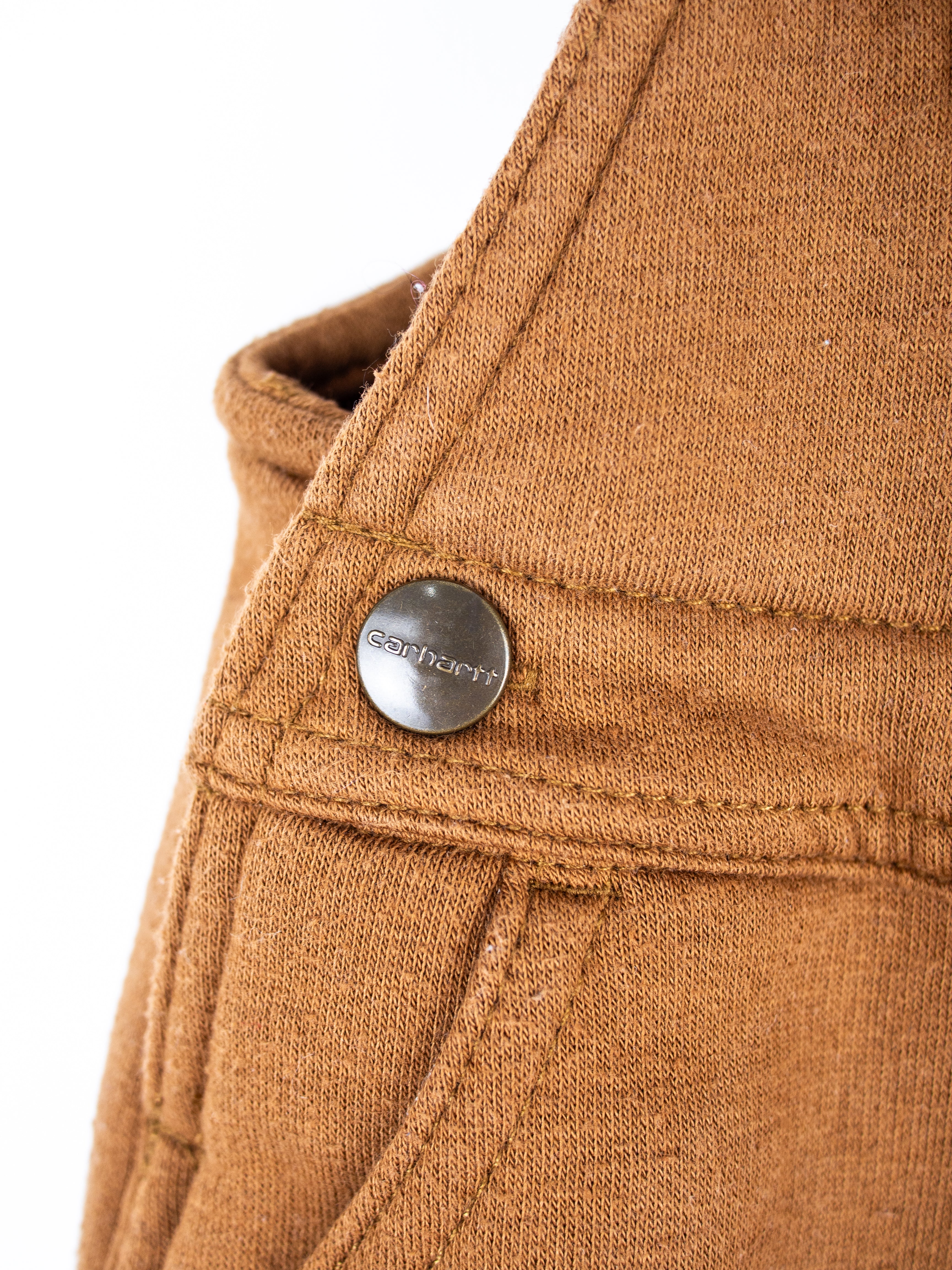 Carhartt Brown Jersey Dungarees - Age 0-3 months