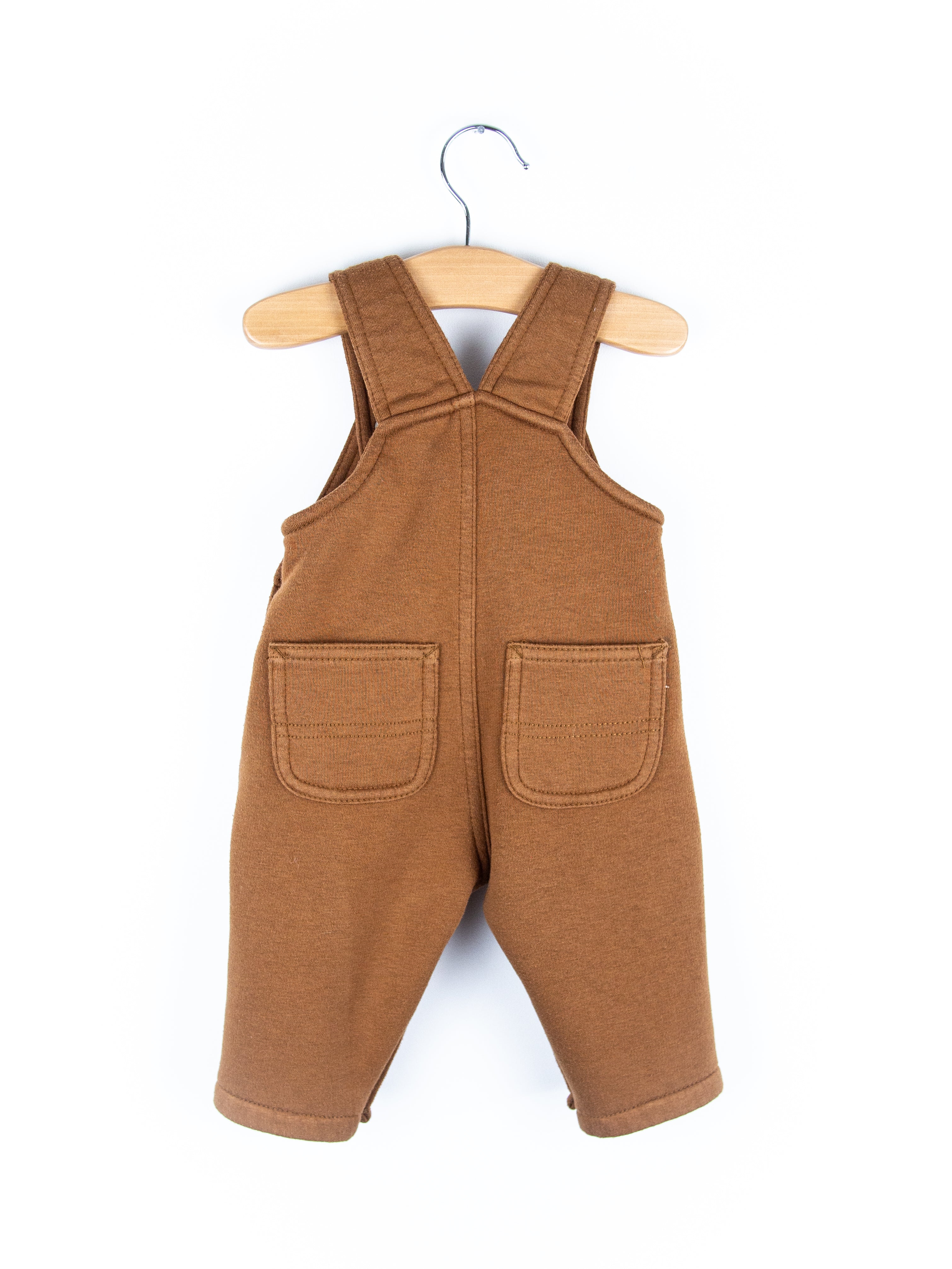 Carhartt Brown Jersey Dungarees - Age 0-3 months