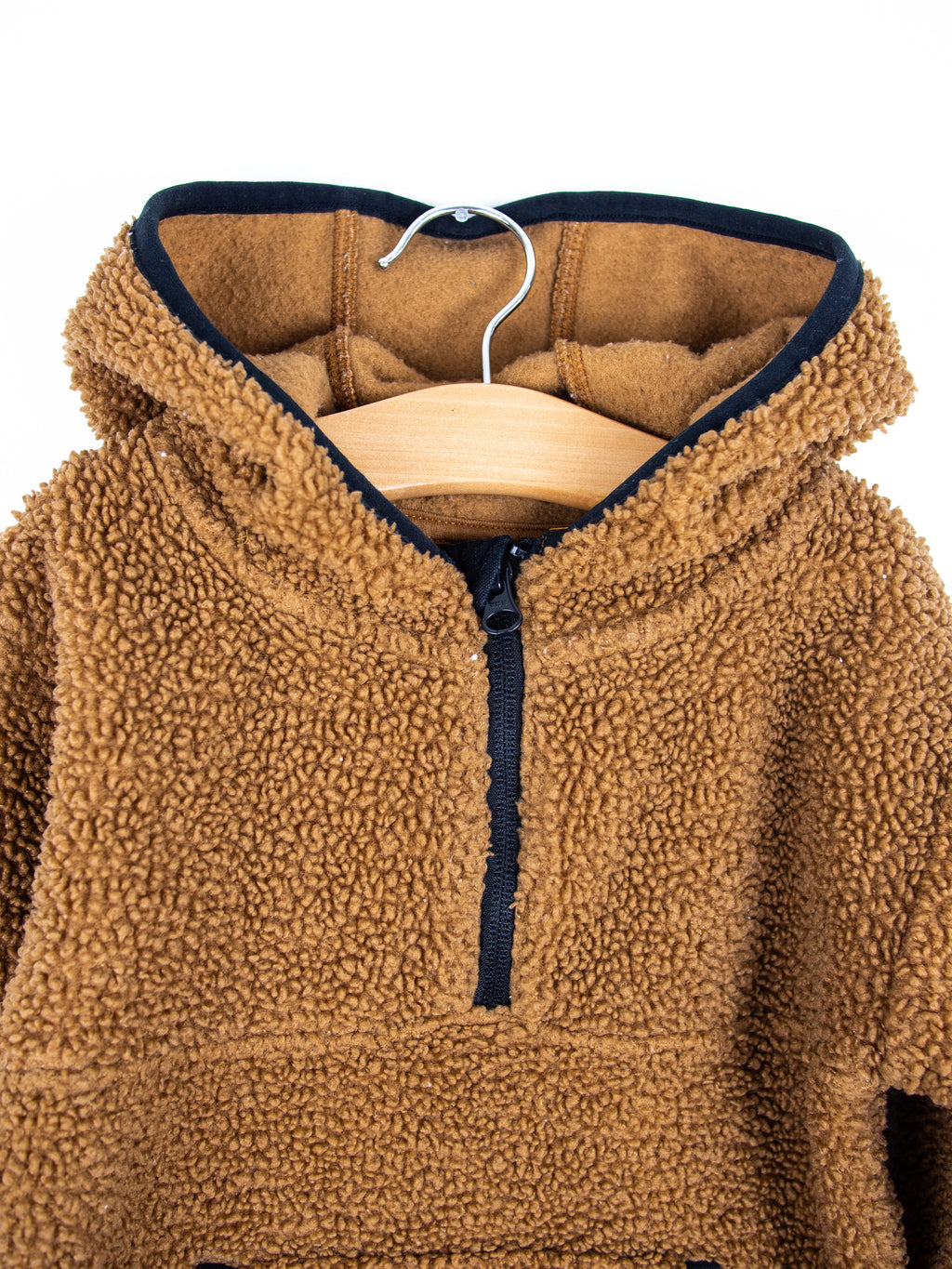 Carhartt Brown Teddy Fleece Hoody - Age 2 years