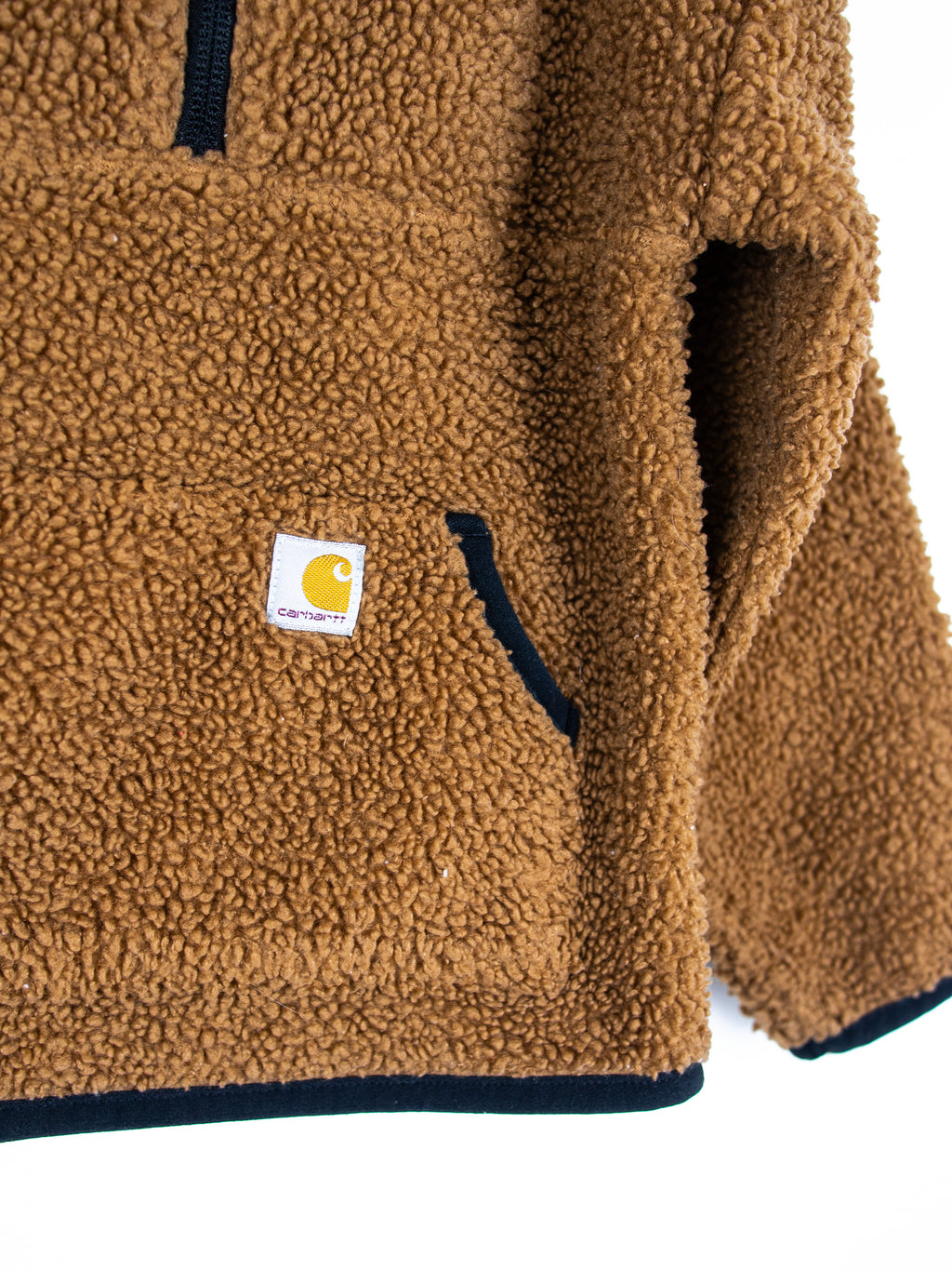 Carhartt Brown Teddy Fleece Hoody - Age 2 years