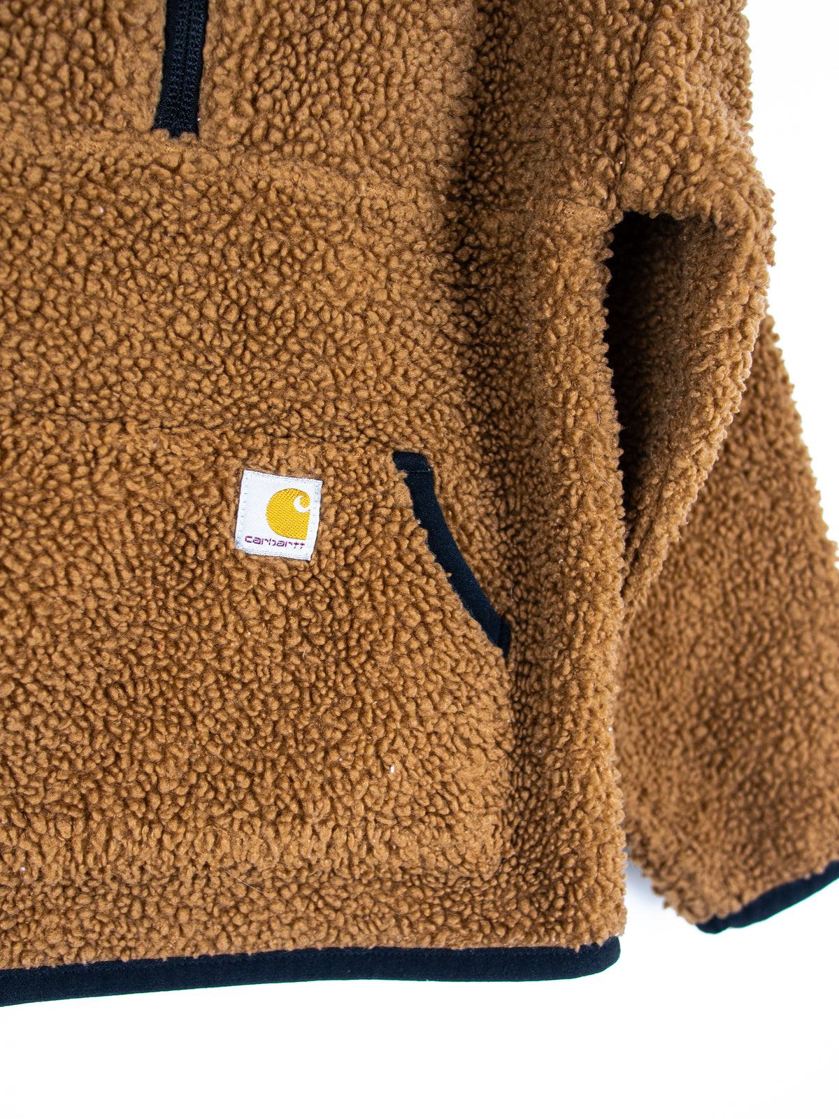 Carhartt Brown Teddy Fleece Hoody - Age 2 years