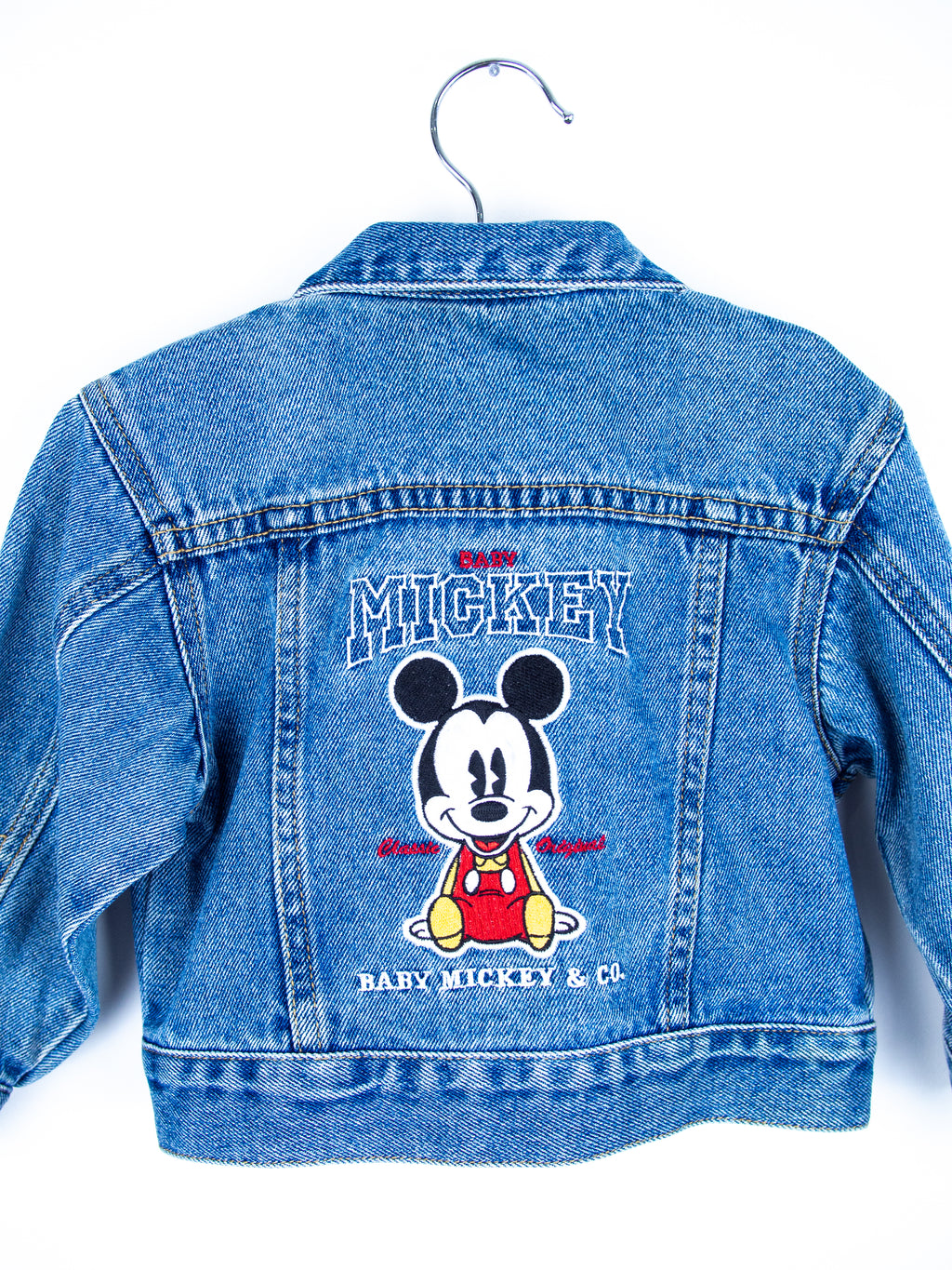 Vintage Disney Mickey Mouse Denim Jacket - Age 12 months