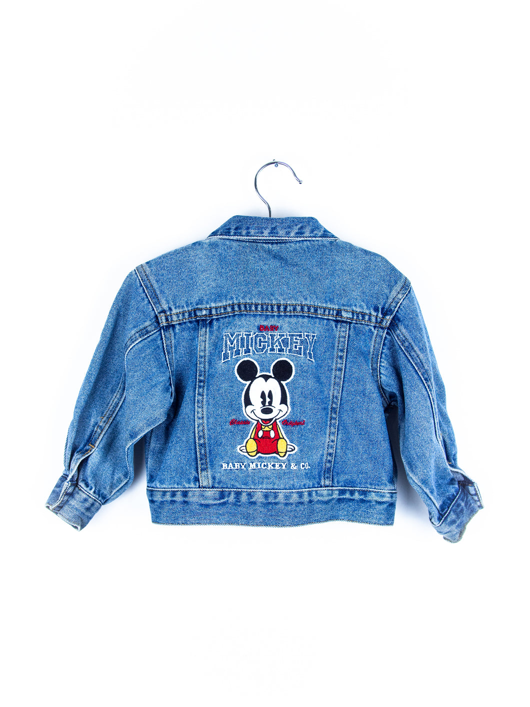 Vintage Disney Mickey Mouse Denim Jacket - Age 12 months