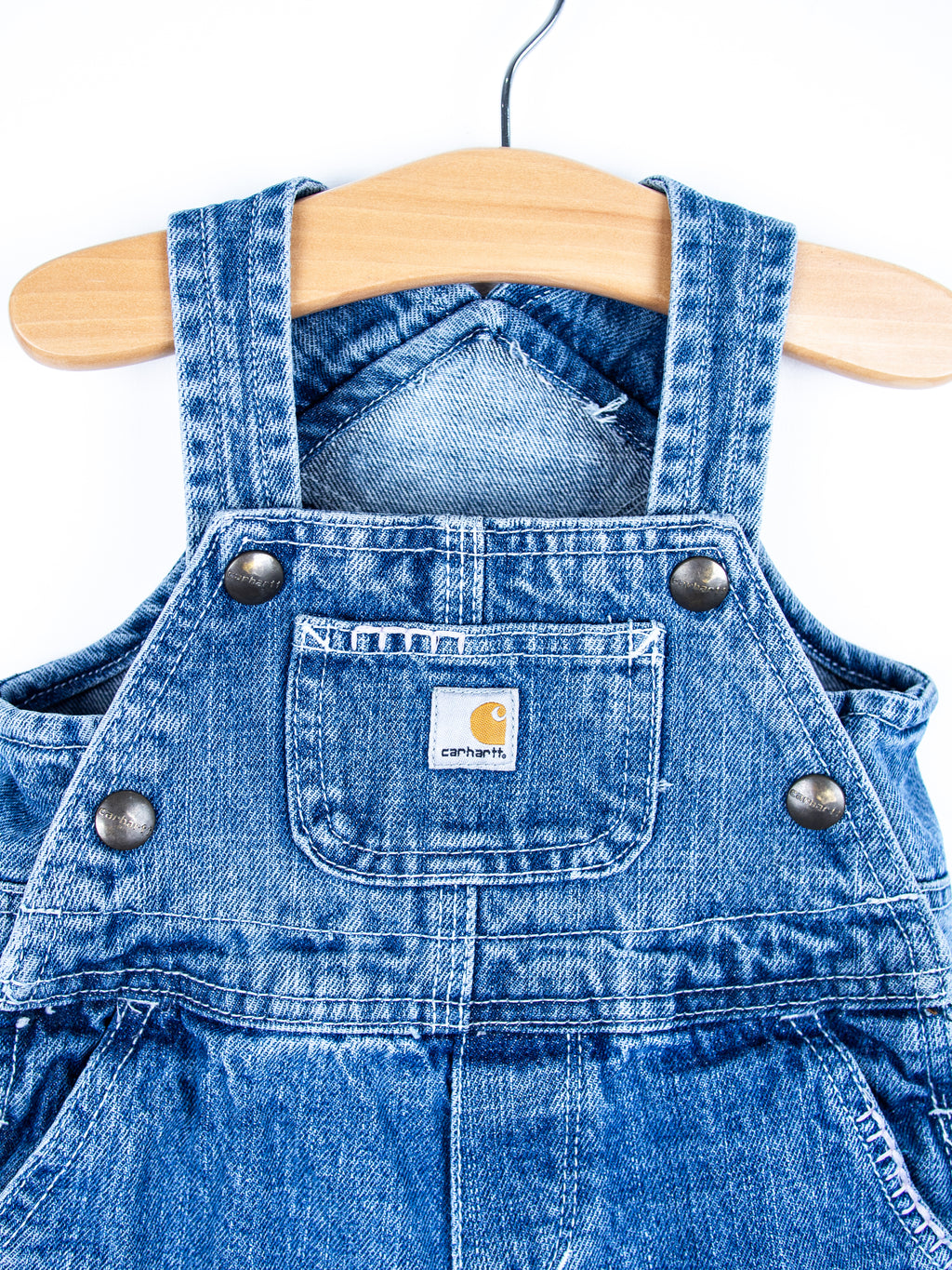 Carhartt Denim Floral Dungarees - Age 3-6 months