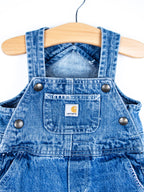 Carhartt Denim Floral Dungarees - Age 3-6 months