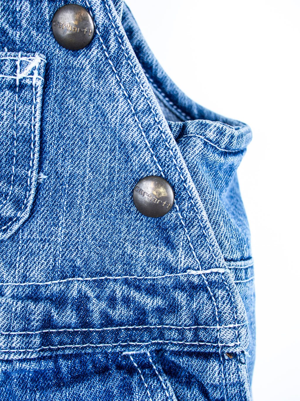 Carhartt Denim Floral Dungarees - Age 3-6 months