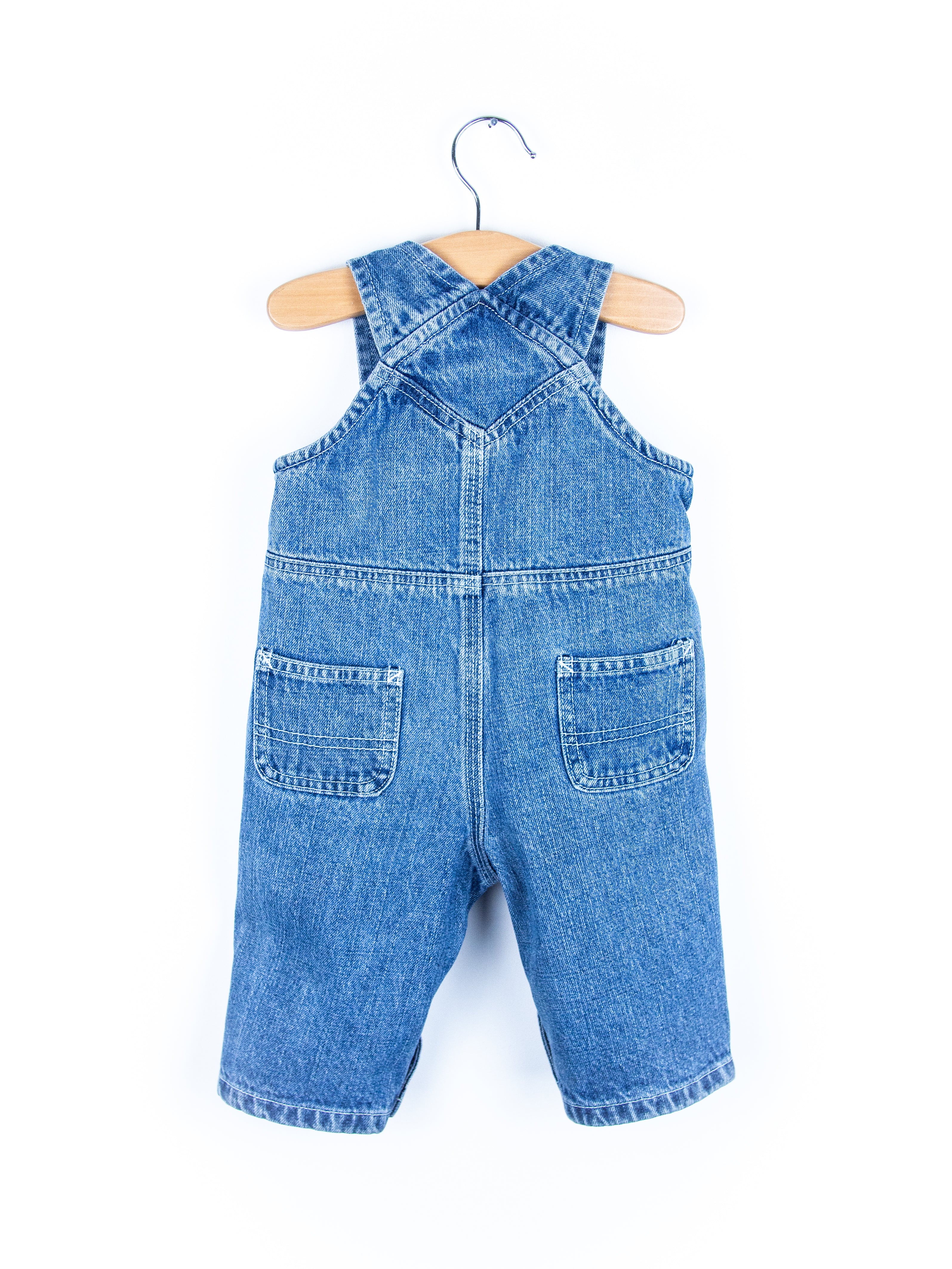 Carhartt Denim Floral Dungarees - Age 3-6 months