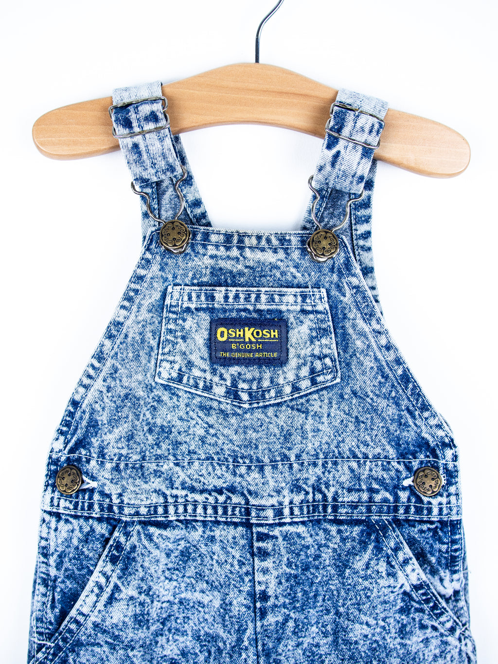 Osh Kosh Acid Wash Dungarees - Age 6 months