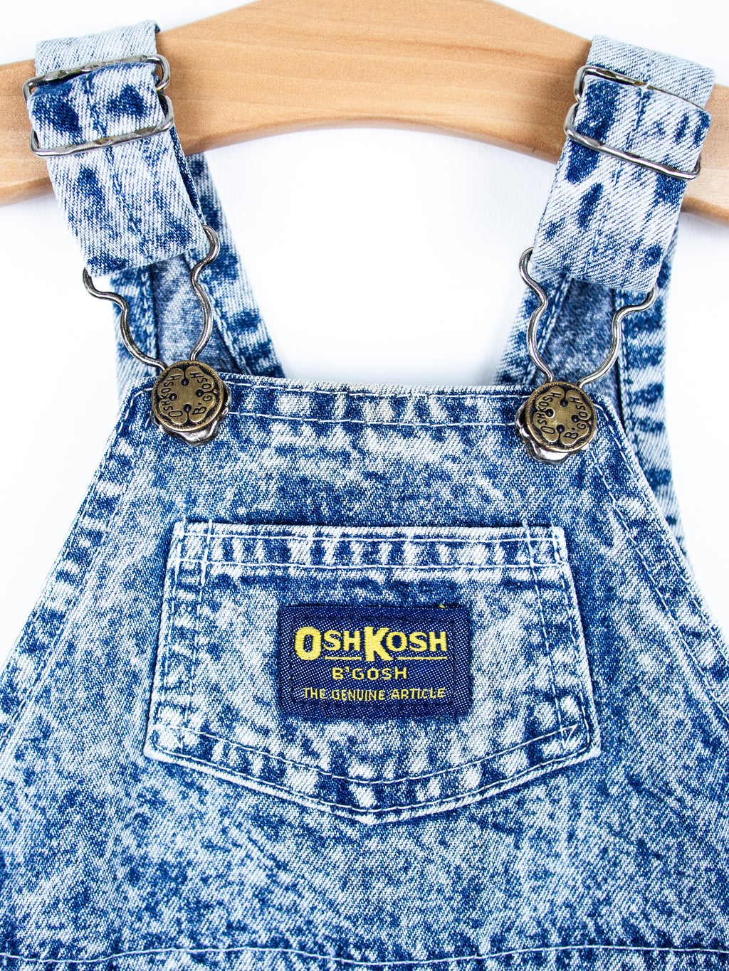 Osh Kosh Acid Wash Dungarees - Age 6 months