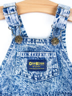 Osh Kosh Acid Wash Dungarees - Age 6 months