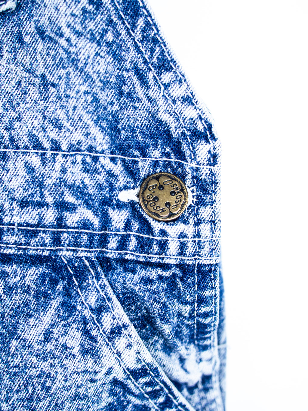 Osh Kosh Acid Wash Dungarees - Age 6 months