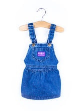 Load image into Gallery viewer, Osh Kosh Vintage Denim Dungaree Dress - Age 6-9 months
