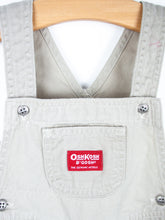 Load image into Gallery viewer, Osh Kosh Stone Cotton Dungaree Shorties - Age 6-9 months
