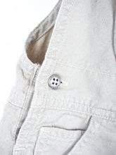 Load image into Gallery viewer, Osh Kosh Stone Cotton Dungaree Shorties - Age 6-9 months
