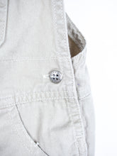 Load image into Gallery viewer, Osh Kosh Stone Cotton Dungaree Shorties - Age 6-9 months
